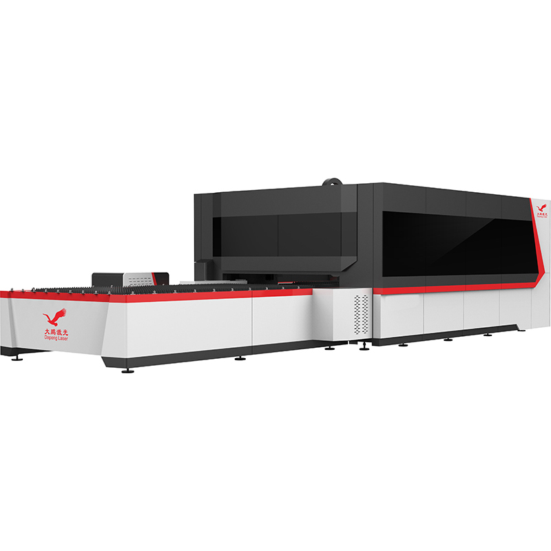 Full Enclosure Cover Fiber Laser Cutting Machine with Pallet Changer