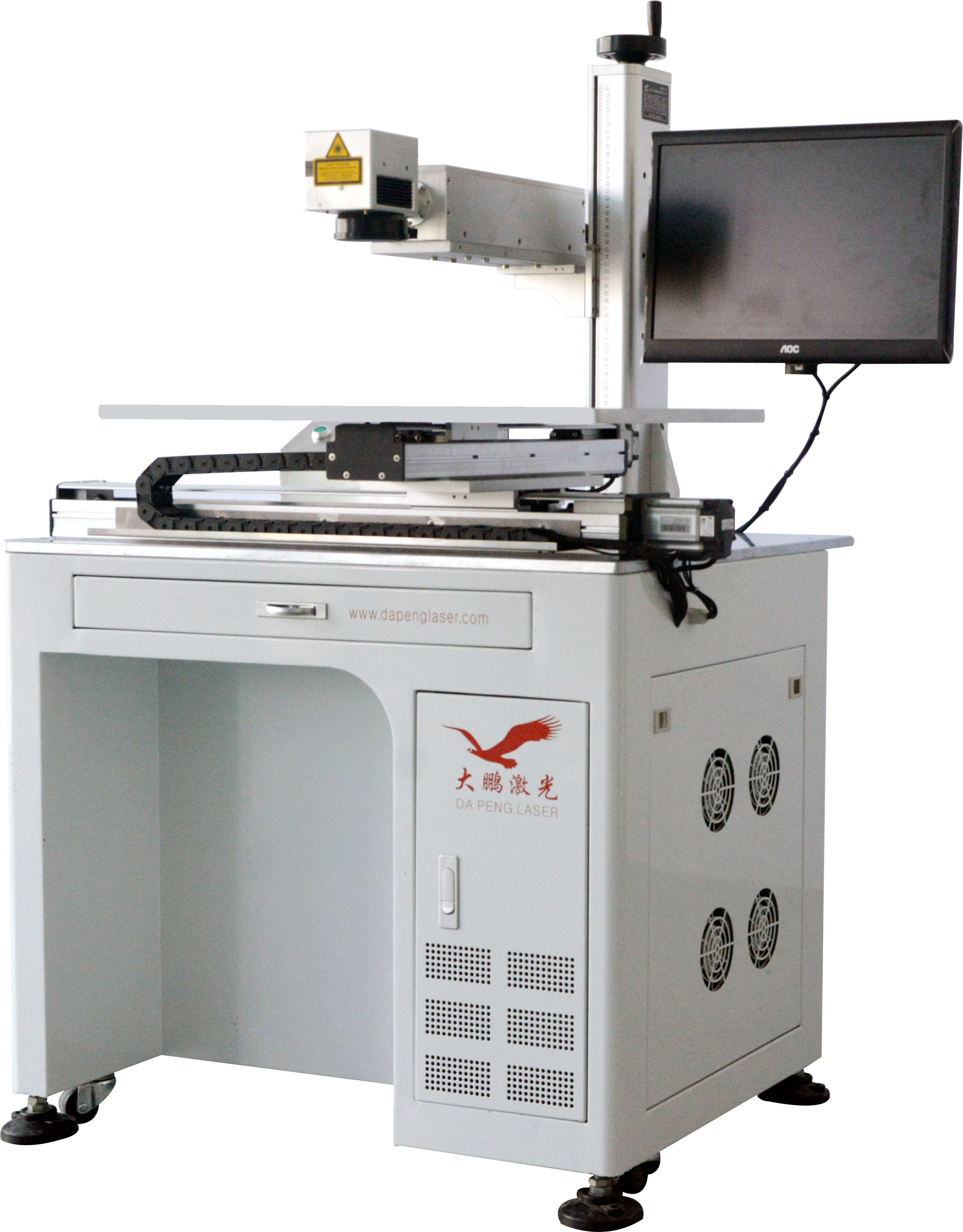 Cross slide laser marking machine