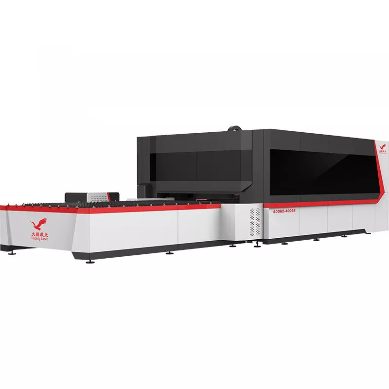 Large surround high power High Speed Automobile Manufacturing Stainless Steel Carbon Metal Enclosed Fiber Cnc Laser Cutter