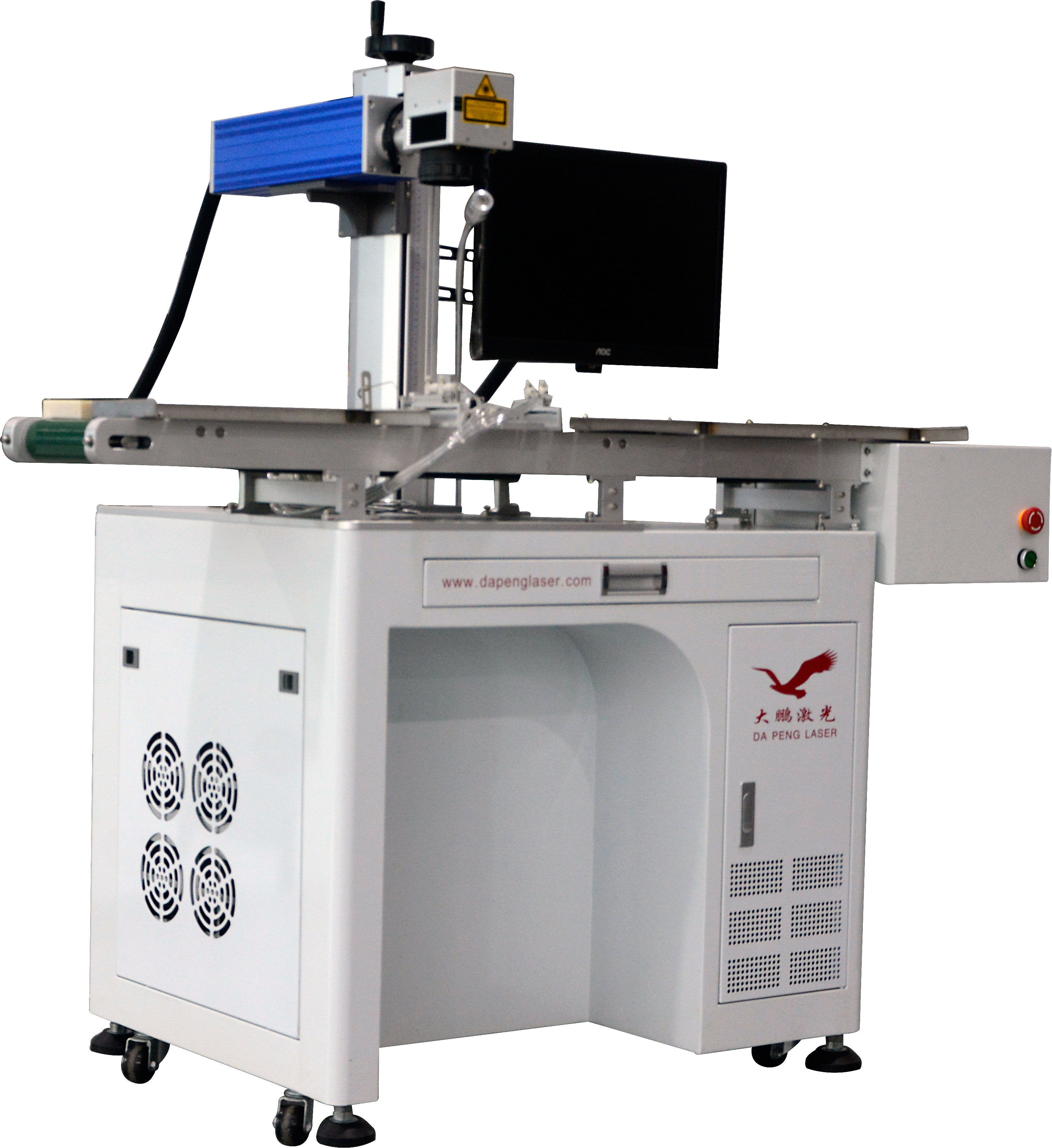 Single-line automatic laser marking machine