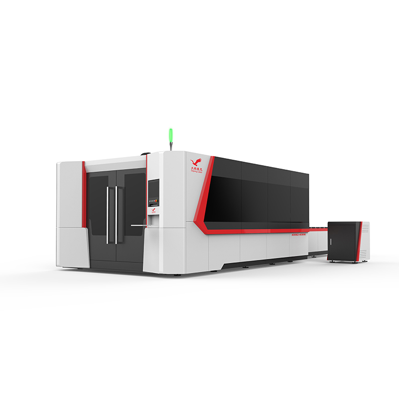 High Power CNC Fiber Laser Cutting Machine with Automatic Pallet Changer And Closed Body