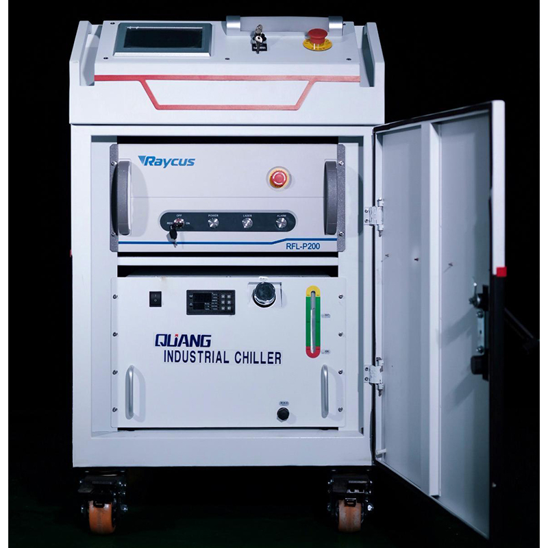 500W water-cooled laser clean system for paint removal