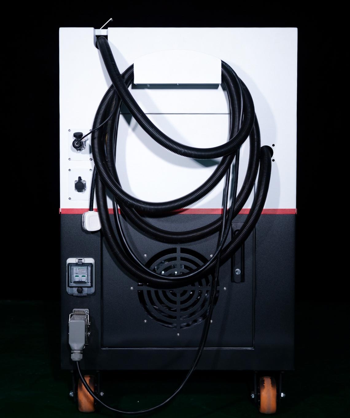 500W water-cooled laser clean system for paint removal