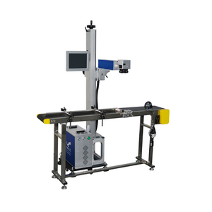 Automatic Marking Line Flying Fiber Laser Marking Machine for Pipe PVC Sheet Bearings Auto Parts Electronics