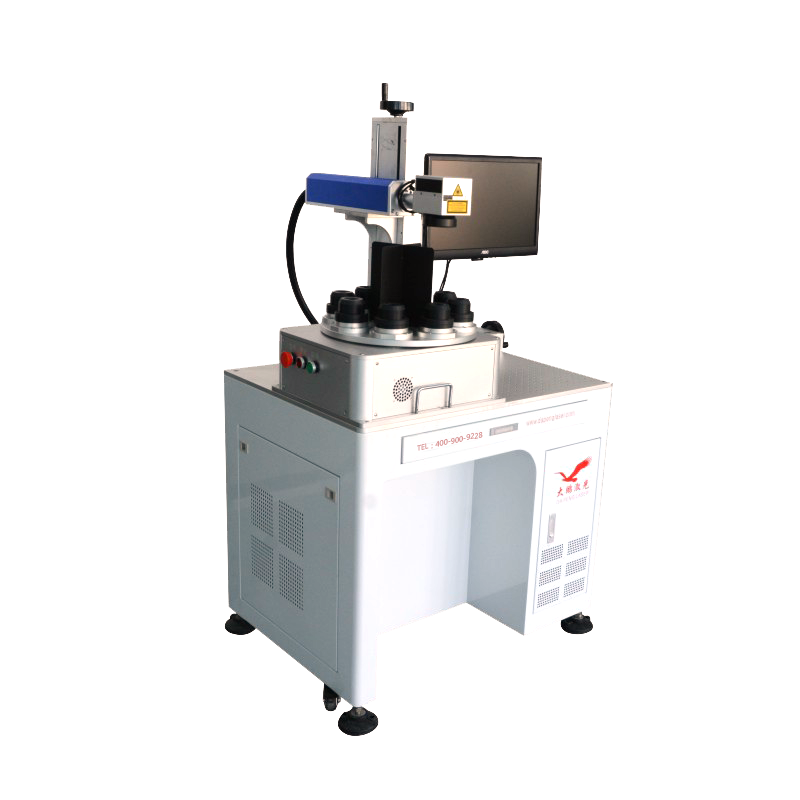 Eight station humidifier laser marking machine